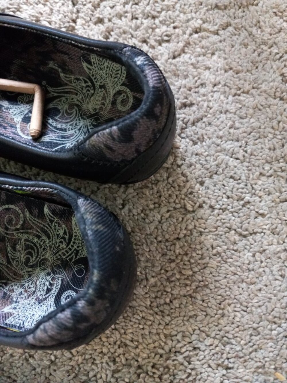 Ahnu Tola Black Loafers Womens Size 6 New - Picture 4 of 6